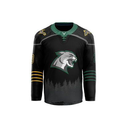 Northern Michigan Womens Black Sublimated Jersey