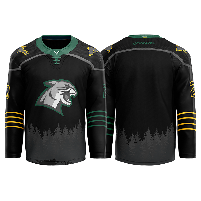 Northern Michigan Womens Black Sublimated Jersey