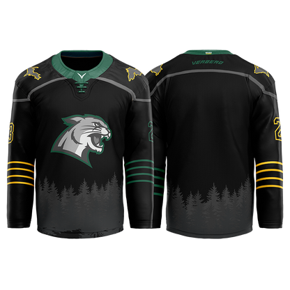 Northern Michigan Womens Black Sublimated Jersey