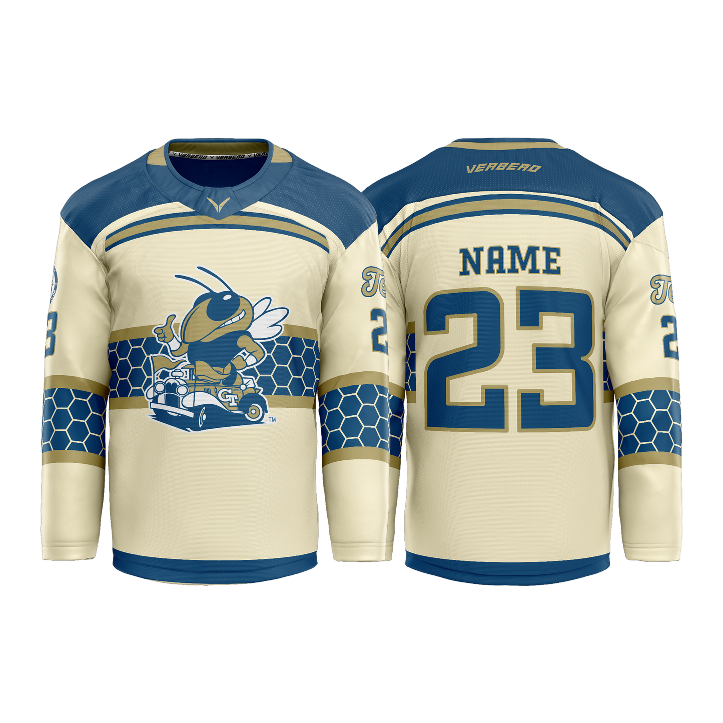 Georgia Tech Custom Sublimated Jersey