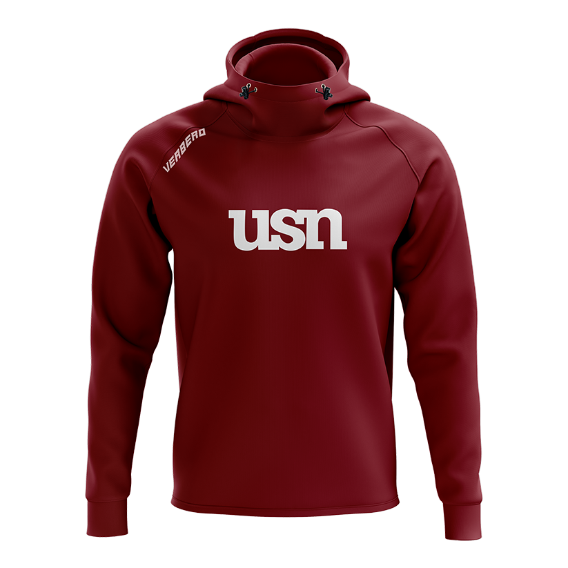 USN Maroon Performance Hoodie
