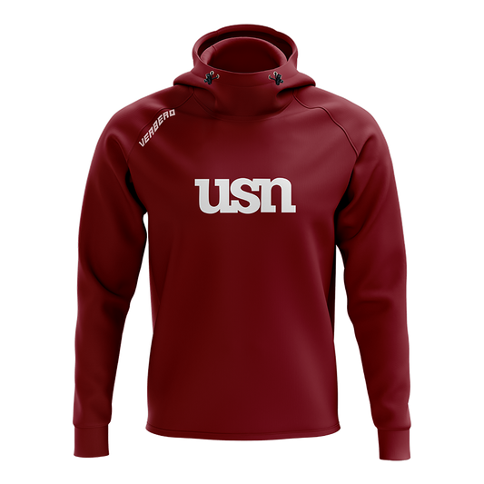USN Maroon Performance Hoodie