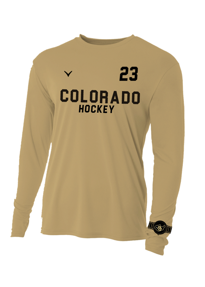 University of Colorado Gold Long Sleeve Performance Crew
