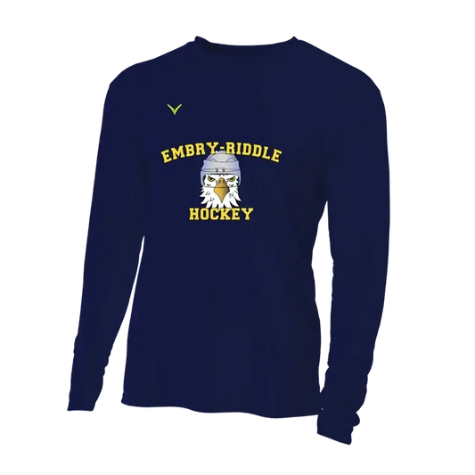 Embry Riddle Youth Long Sleeve Performance Crew