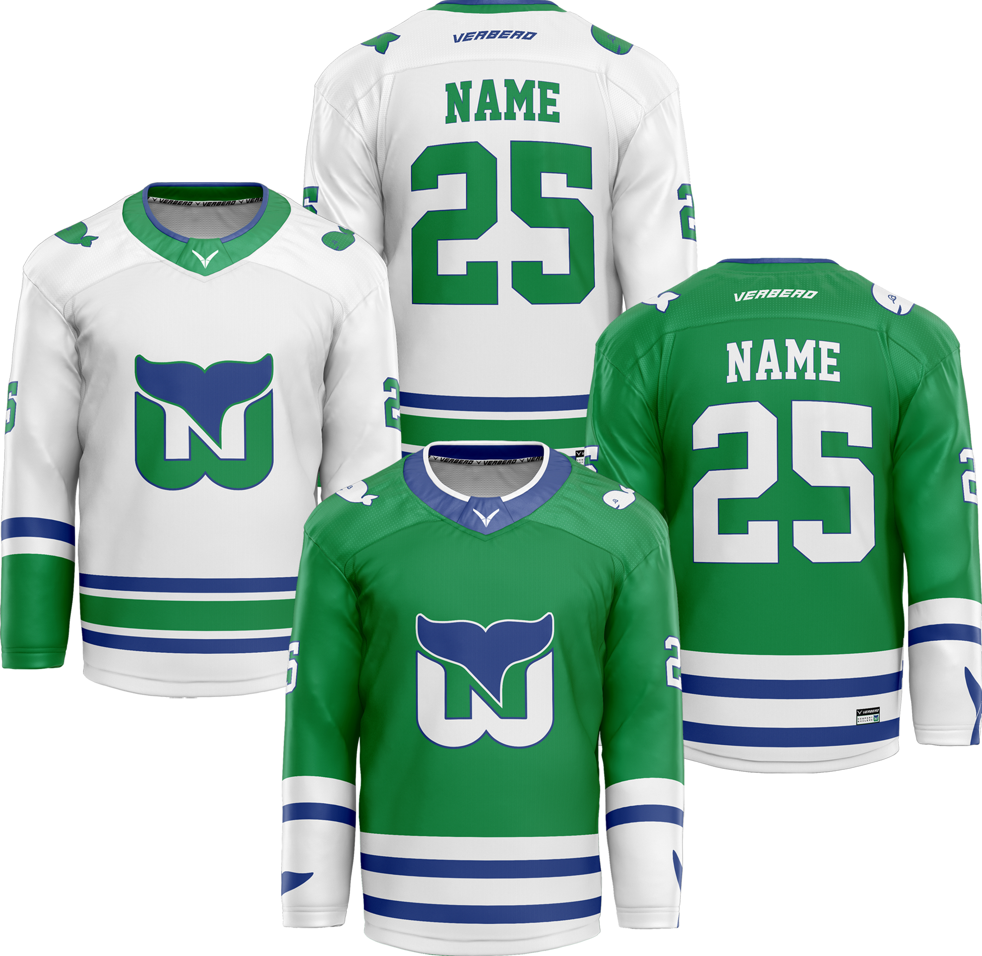 Newport Whalers Custom Sublimated Reversible Jersey