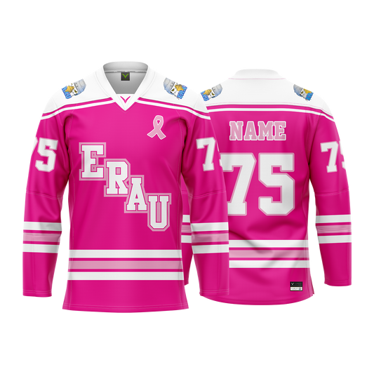 Embry Riddle Pink Custom Sublimated Jersey