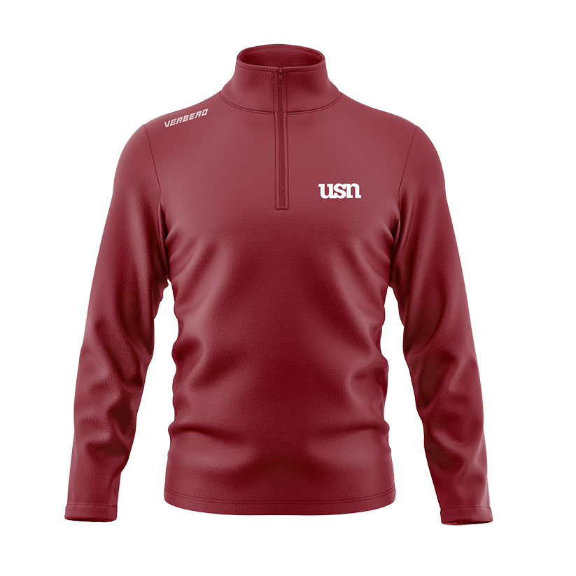 USN Maroon Essential Quarter Zip