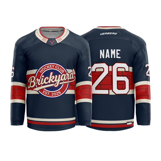 Republic Hockey Club Custom Blue Sublimated with Twill Jersey