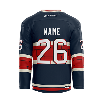 Republic Hockey Club Custom Blue Sublimated with Twill Jersey