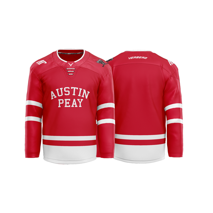 Austin Peay Red Sublimated with Tackle Twill Jersey