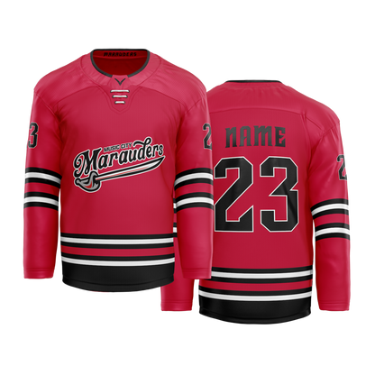 Music City Marauders Red Custom Sublimated Jersey