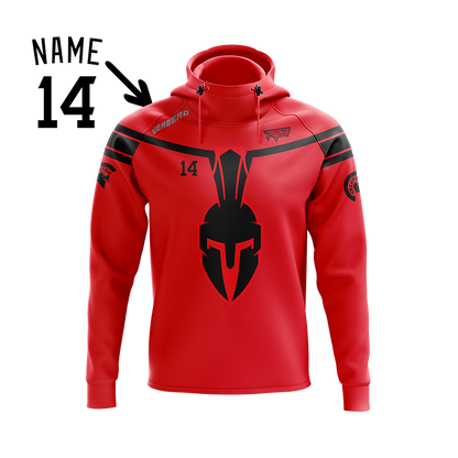 Trenton Trojans 2018 Red Custom Performance Hoodie