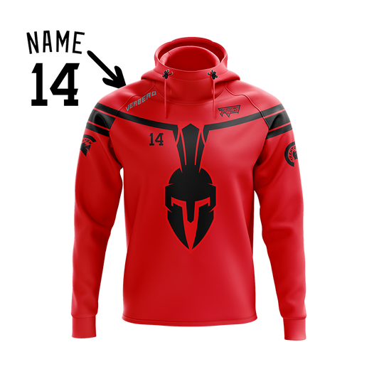 Trenton Trojans 2018 Red Custom Performance Hoodie
