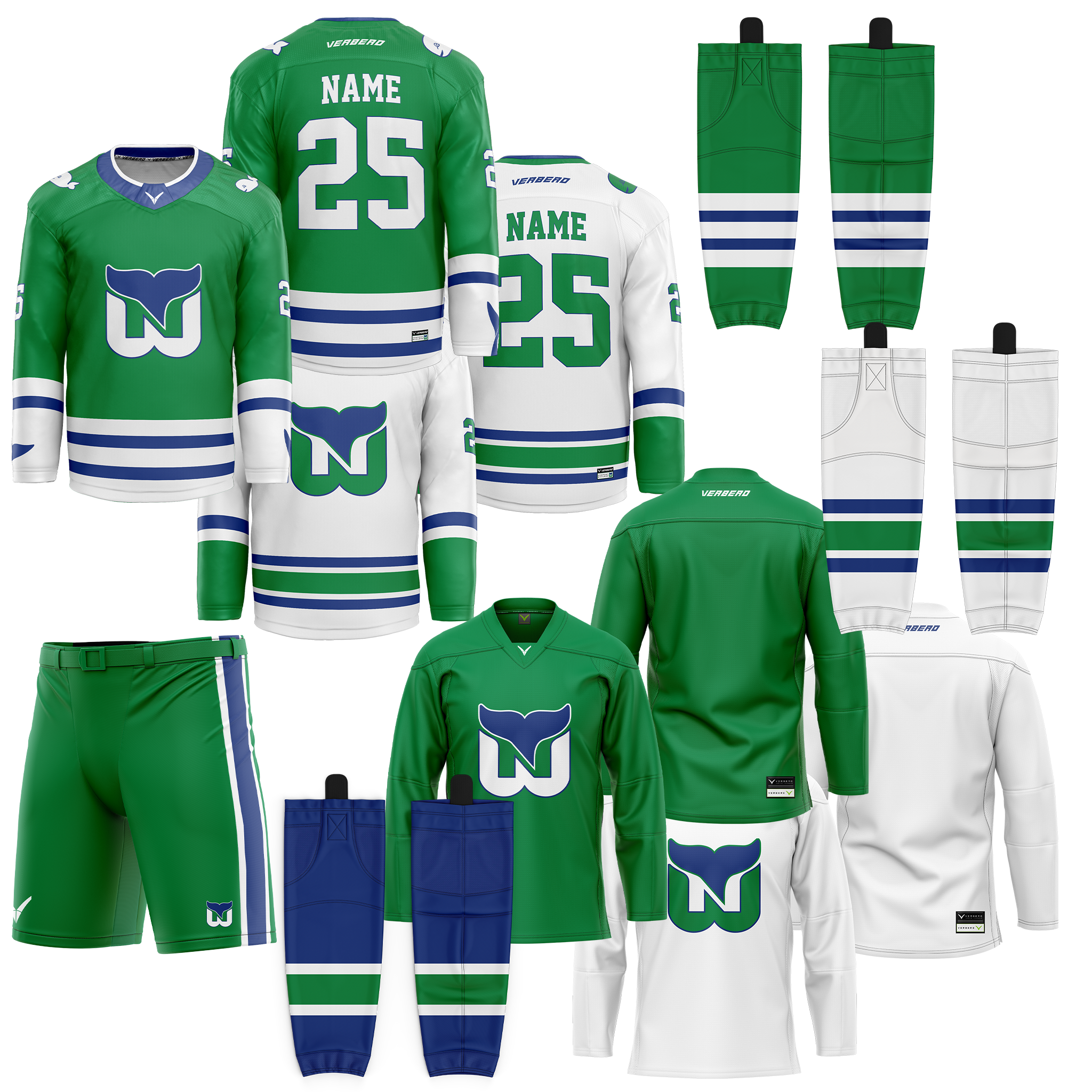 Newport Whalers Reversible Jersey Player Package