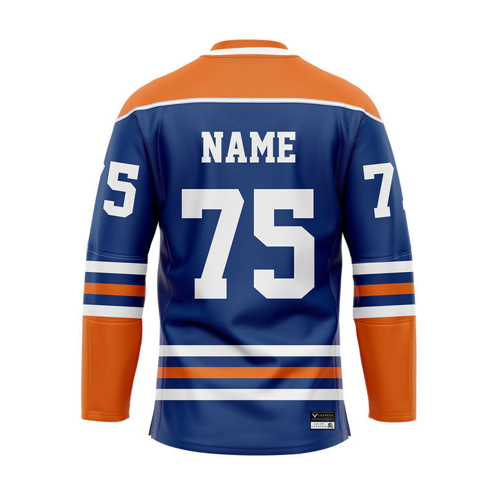 Bakersfield Royal Sublimated With Twill Authentic Jersey