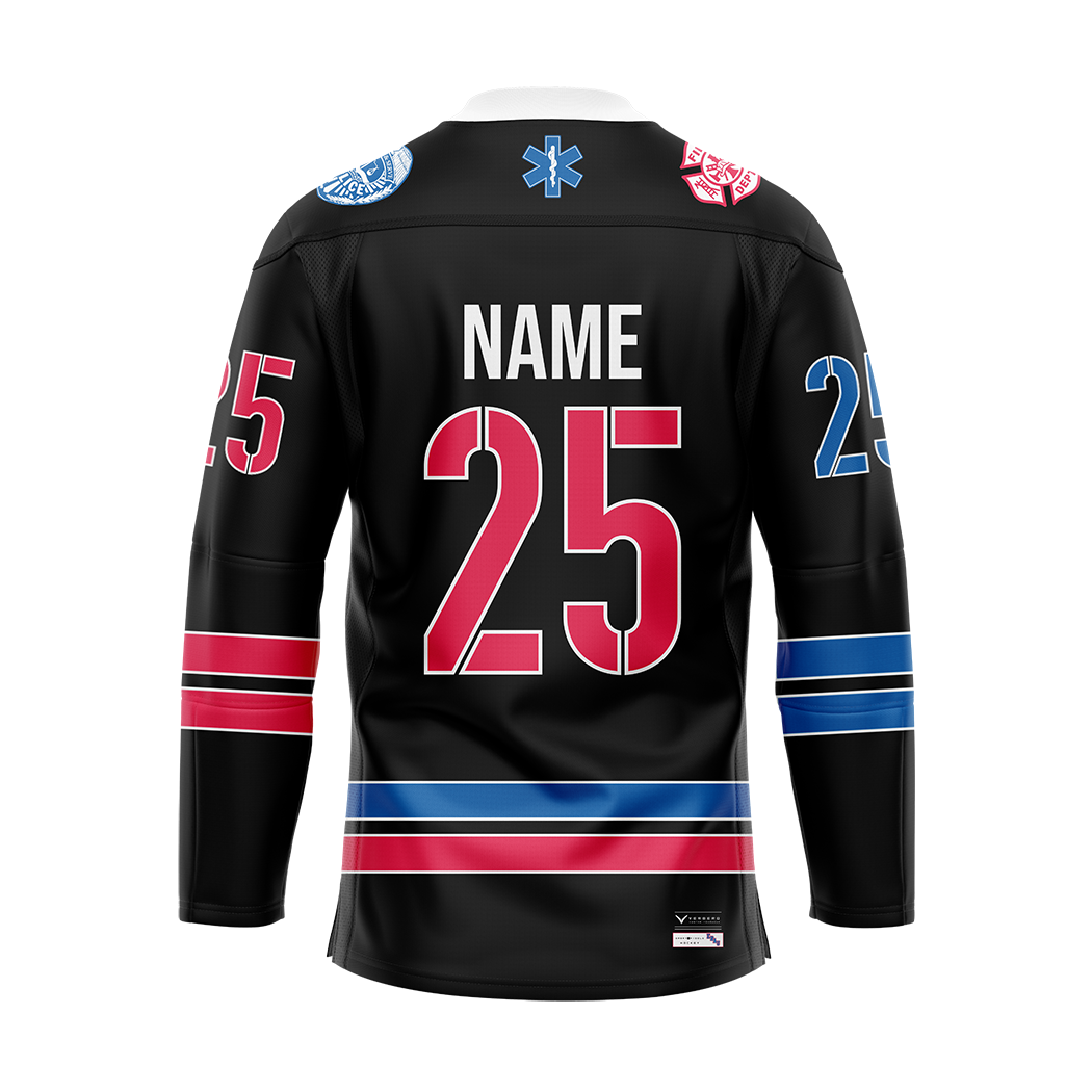 ERAU Black Custom Replica Sublimated Jersey