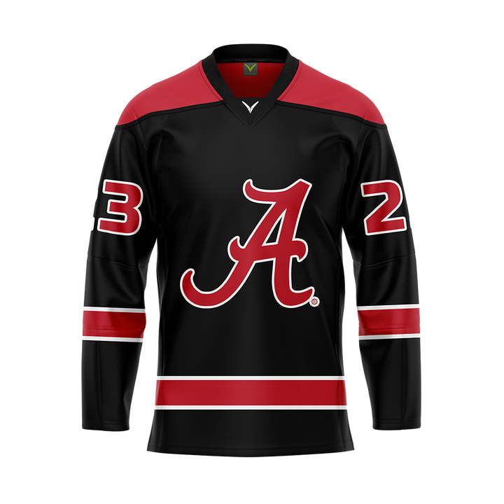 Custom Alabama Dark Sublimated Authentic Jersey