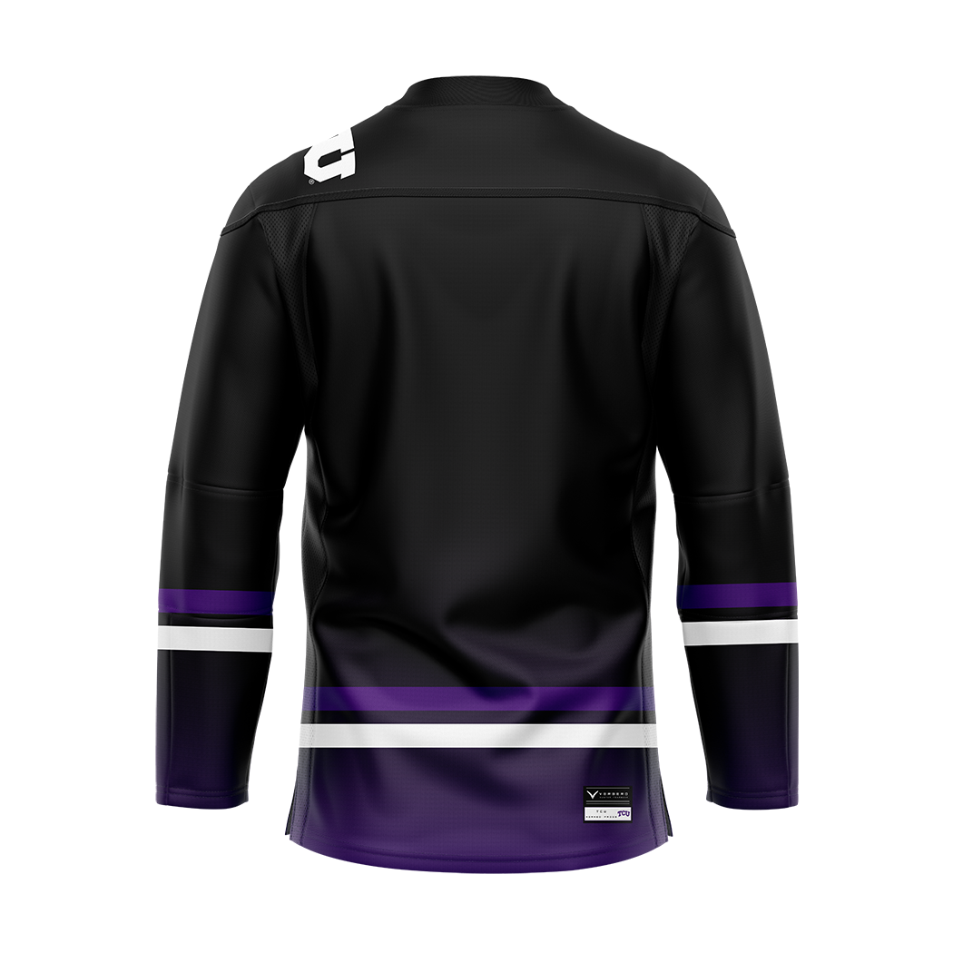 TCU Black "Fort Worth" Replica Sublimated Jersey