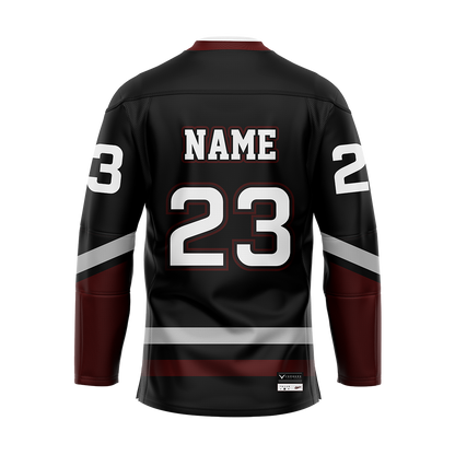 Customized Texas A&M Black Alternate Sublimated With Twill Jersey