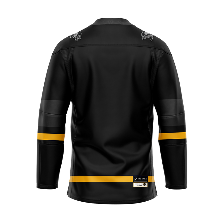 Pittsburgh Warriors Sublimated Jersey Black