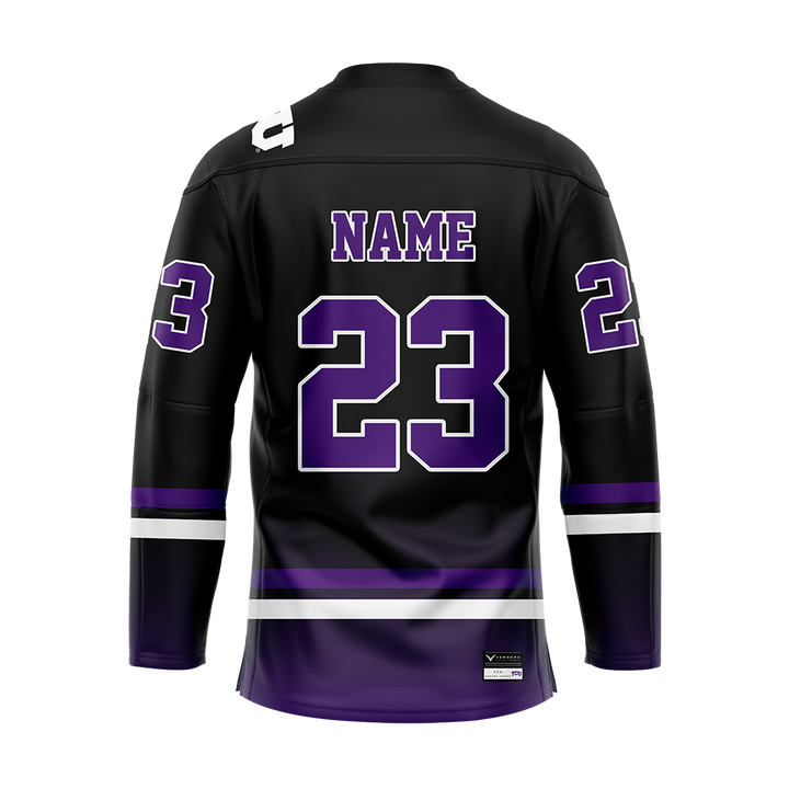 TCU Black "Horned Frogs" Custom Replica Sublimated Jersey