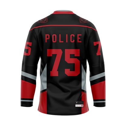 Custom East Providence Police Hockey Dark Authentic Sublimated Jersey