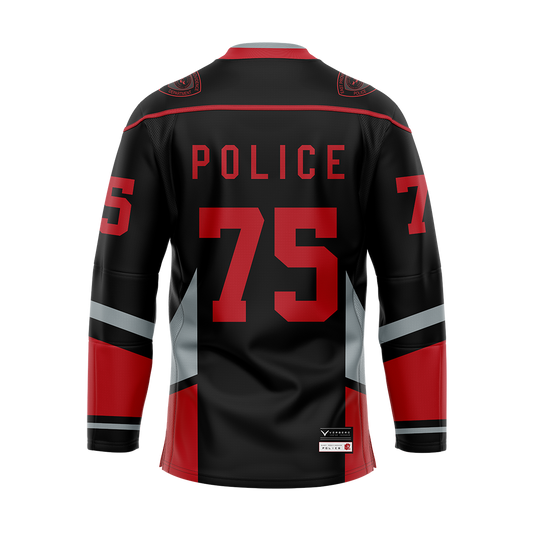 Custom East Providence Police Hockey Dark Authentic Sublimated Jersey