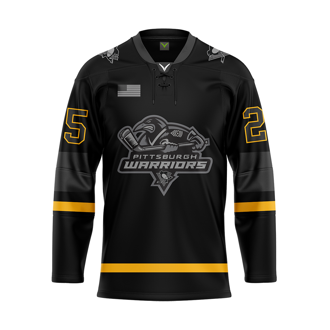 Pittsburgh Warriors Custom Sublimated Jersey