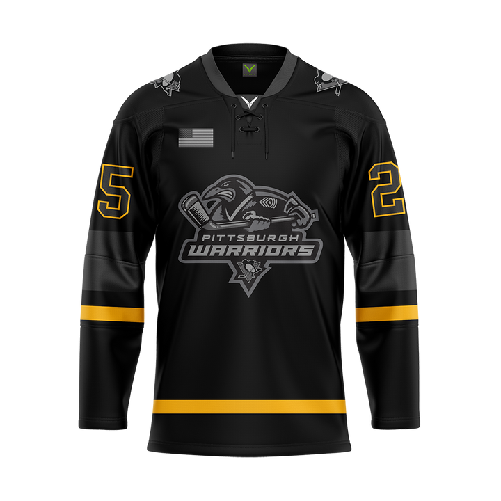 Pittsburgh Warriors Custom Sublimated Jersey