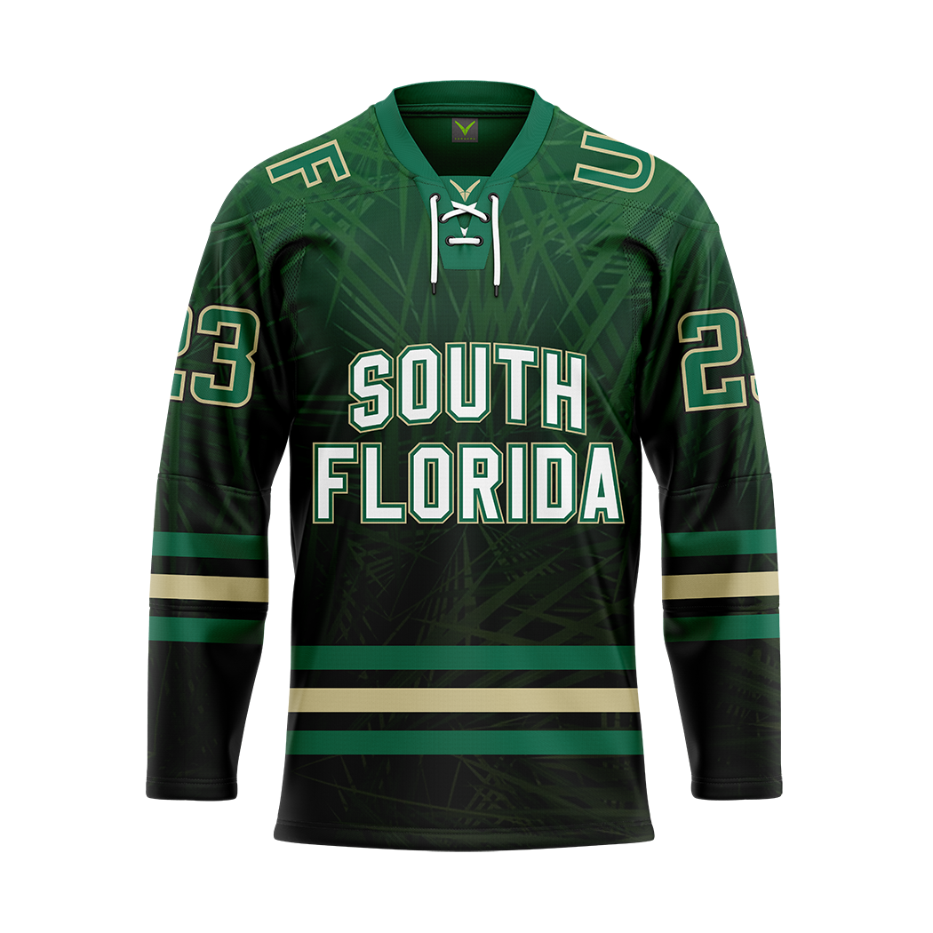 USF Womens Green Custom Replica Sublimated Jersey
