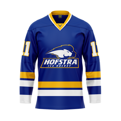 Hofstra Blue Custom Replica Sublimated Jersey
