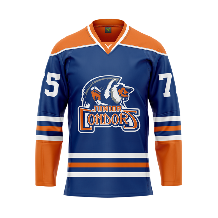 Bakersfield Royal Sublimated With Twill Authentic Jersey