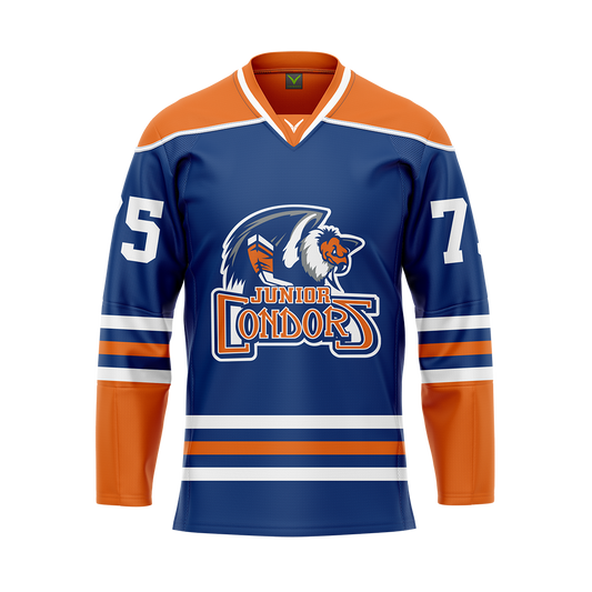 Bakersfield Royal Sublimated With Twill Authentic Jersey