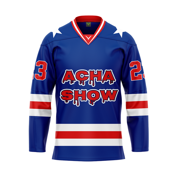 ACHA SHOW USA Themed Custom Sublimated Jersey