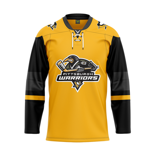 Pittsburgh Warriors Sublimated Jersey Yellow