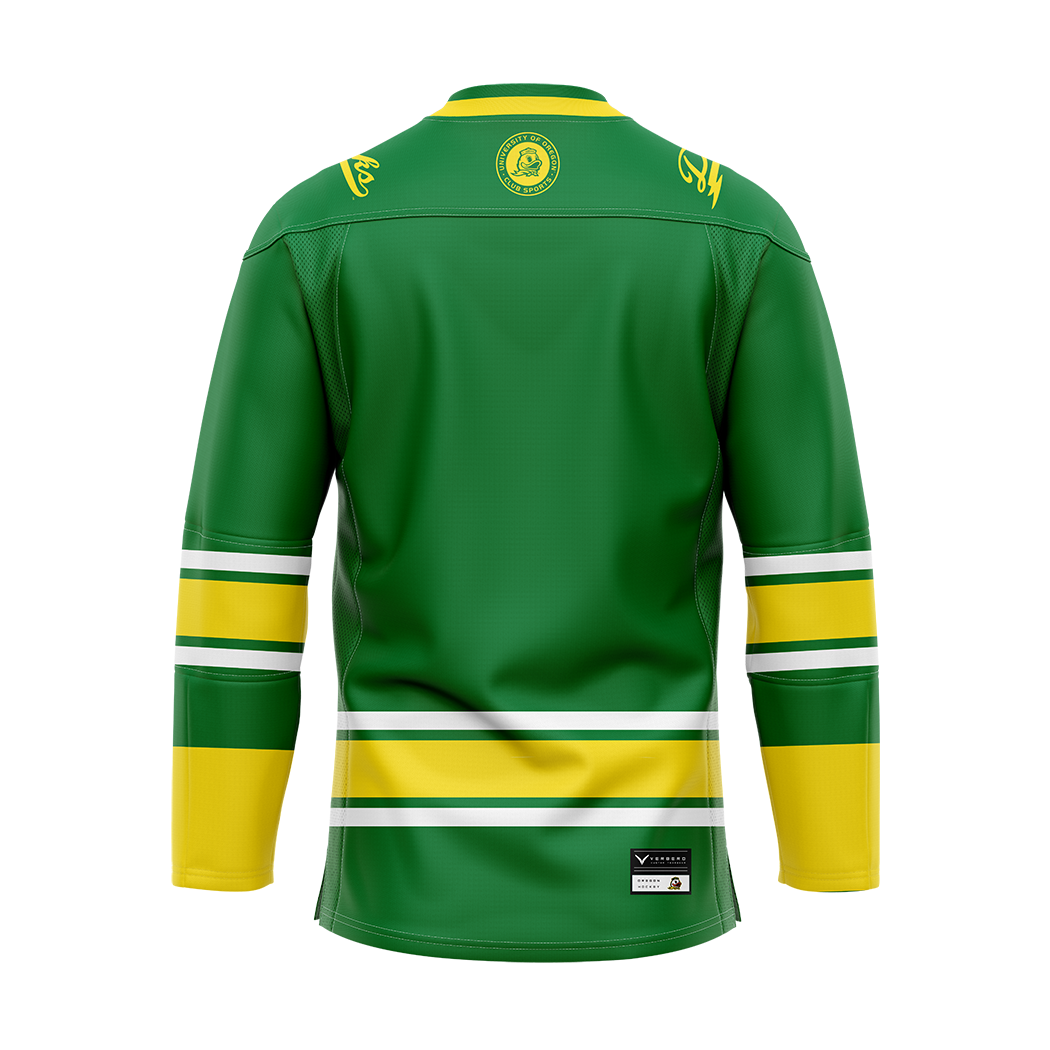 Oregon Green Authentic Sublimated With Twill Jersey