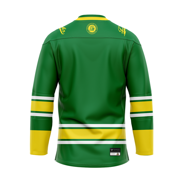 Oregon Green Authentic Sublimated With Twill Jersey