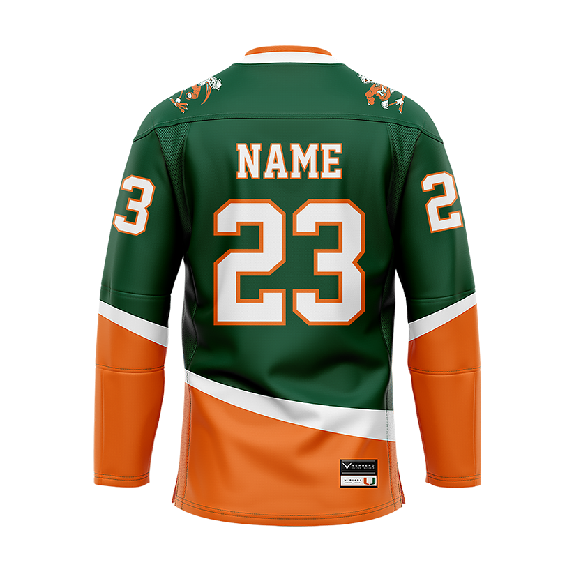 Miami Women's Custom Green Sublimated Jersey