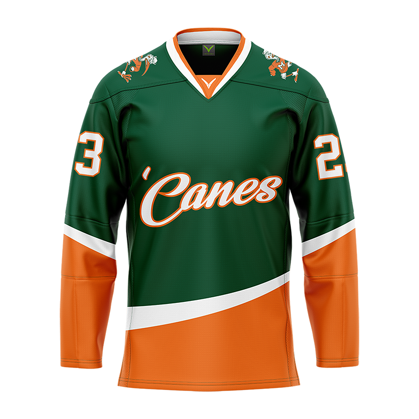 Miami Women's Custom Green Sublimated Jersey