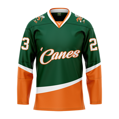 Miami Women's Custom Green Sublimated Jersey
