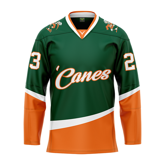 Miami Women's Custom Green Sublimated Jersey
