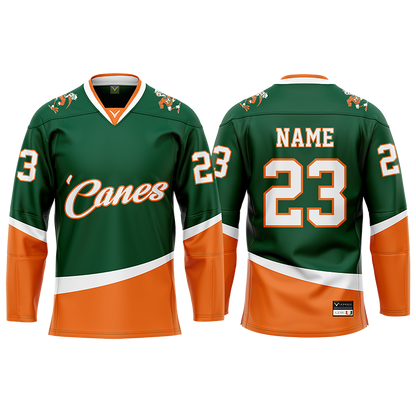 Miami Women's Custom Green Sublimated Jersey