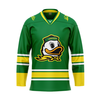 Oregon Green Authentic Sublimated With Twill Jersey