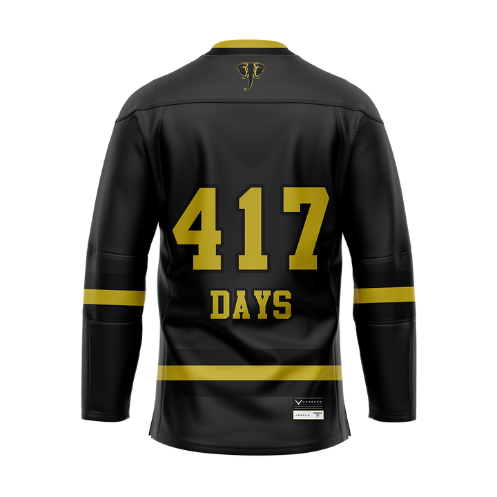 Going Gold Dark Sublimated With Twill Authentic Jersey