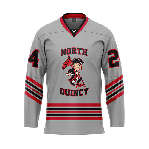 North Quincy Hockey Hybrid Jersey Customized