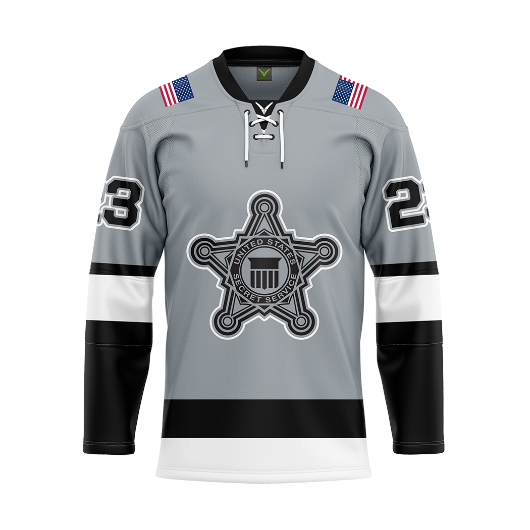 US Secret Service Grey Sublimated Jersey