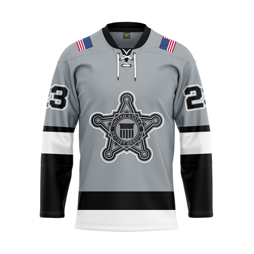 US Secret Service Grey Sublimated Jersey