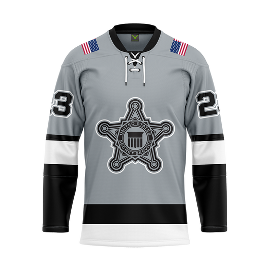 US Secret Service Grey Sublimated Jersey