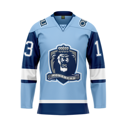 ODU Hockey Blue Custom Authentic Replica Jersey