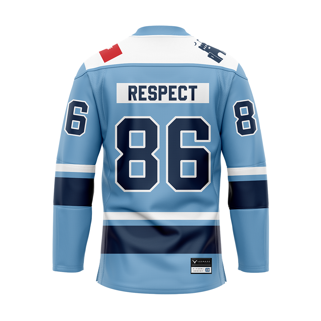 Citadel Blue Custom Replica Sublimated Jersey